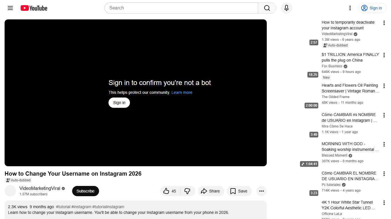 How to Change Your Username on Instagram 2026 - YouTube
